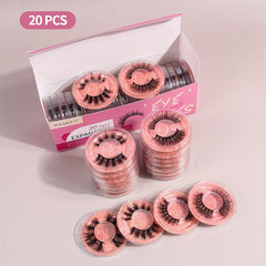 20 Pairs Mixed Style False Eyelashes for Daily Use