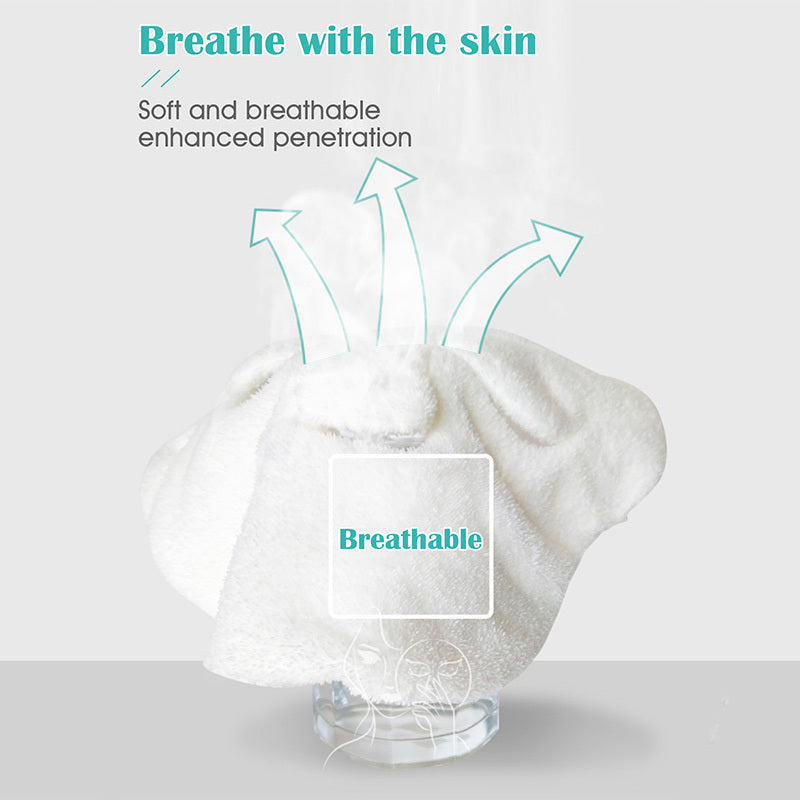 Coral Fleece Hot Compress Towel for Face