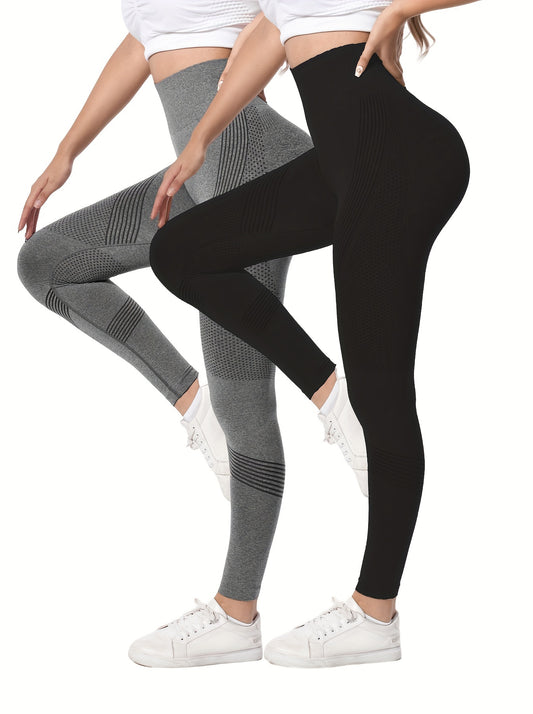 High Stretch Sports Leggings High Waist Running Workout Tight Pants