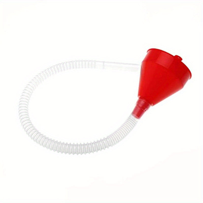 Flexible Fuel Funnel Long Hose & Wide Mouth for Engine Gas Diesel Water