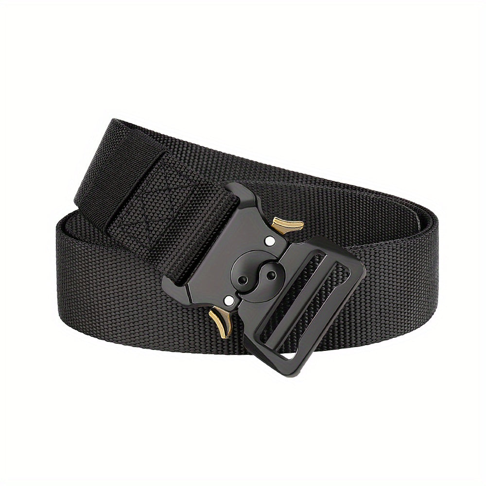 Embroidered Sports Buckle Belt Tactical Belt Quick Release