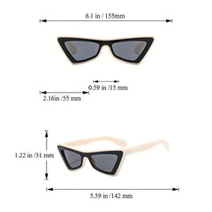 Y2K Cat Eye Sunglasses Gradient Glasses For Travel Beach Party Club