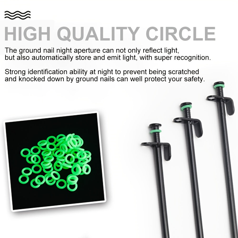 50 Night Luminous Camping Nails for Tent & Canopy
