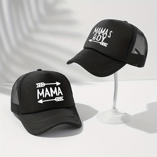 Parent Child Set Mama Mesh Baseball Cap Sunshade Peaked Cap for Toddler