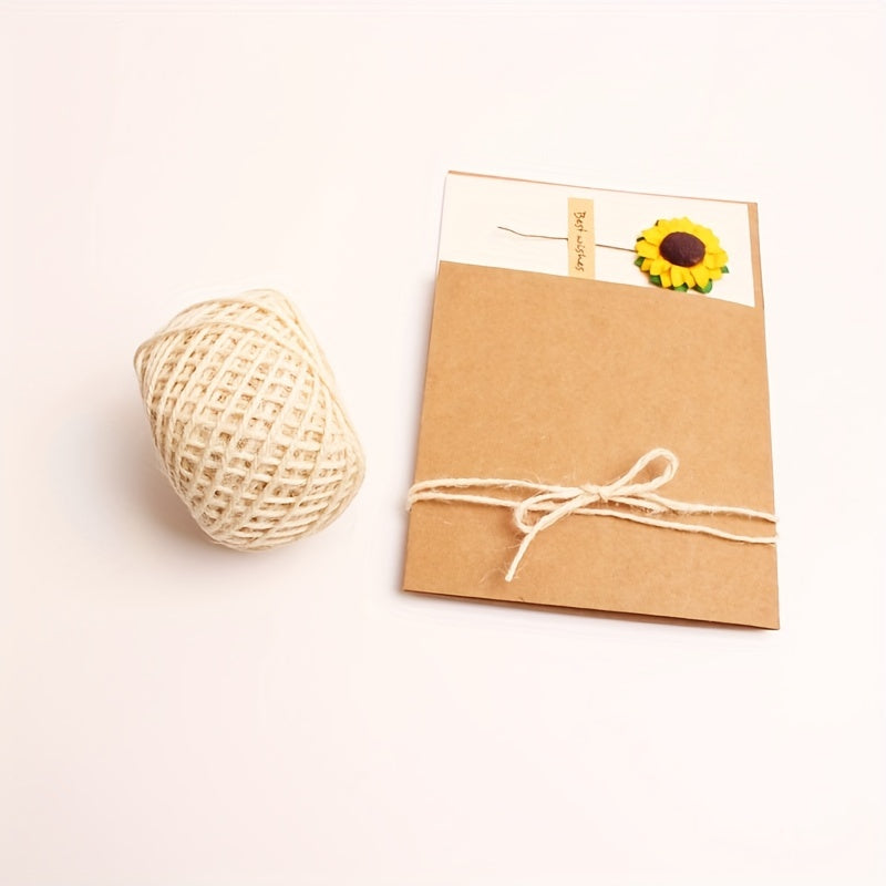 Natural Hemp Rope Bundle 2mm 0.078in 50m 164ft