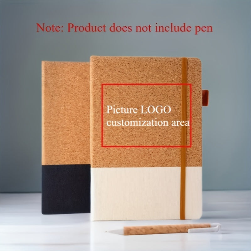 Customizable Plain Ruling Notebook w/ Straw & Bones Plasters