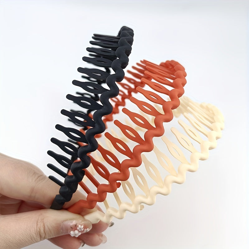 Non Slip Toothed Headband for Face Wash