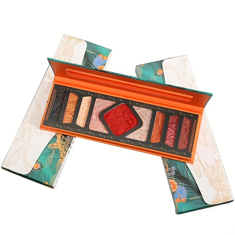 Colorful High Gloss Eyeshadow Palette - Pearly Shades