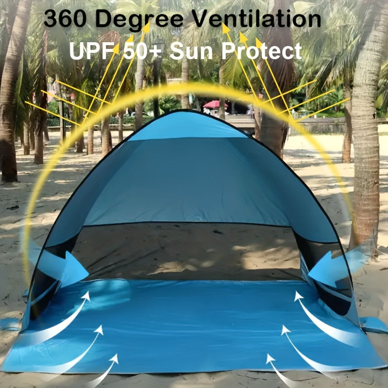 Portable Waterproof Tent For 2-3 Adults UPF 50