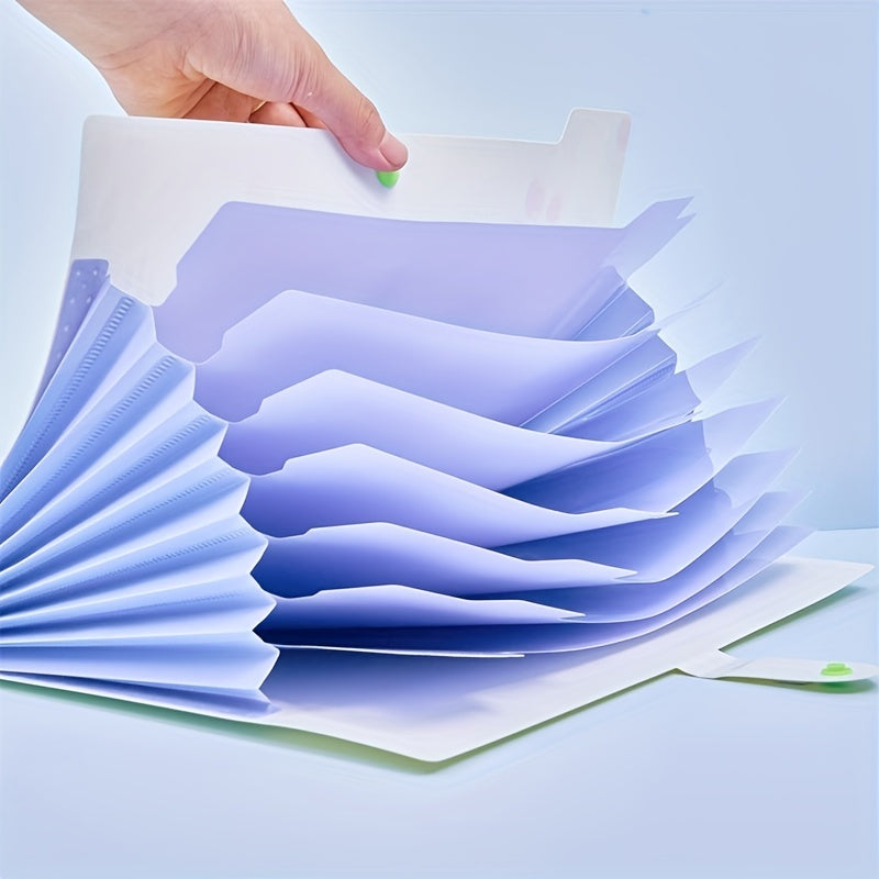 A4 Broken Flower Series 5 Grid Folder Student Test Paper Office Storage