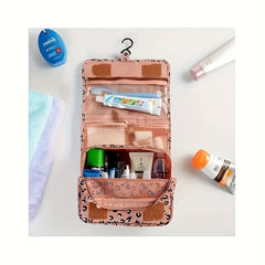 Waterproof Cosmetic Bag with Hook for Travel Toiletries