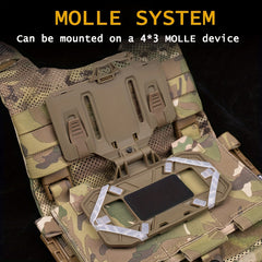 Folded Navigation Board Molle Phone Holder Universal Chest Mount