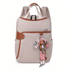 Large Capacity Backpack with Silk Scarf for Outdoor Travel