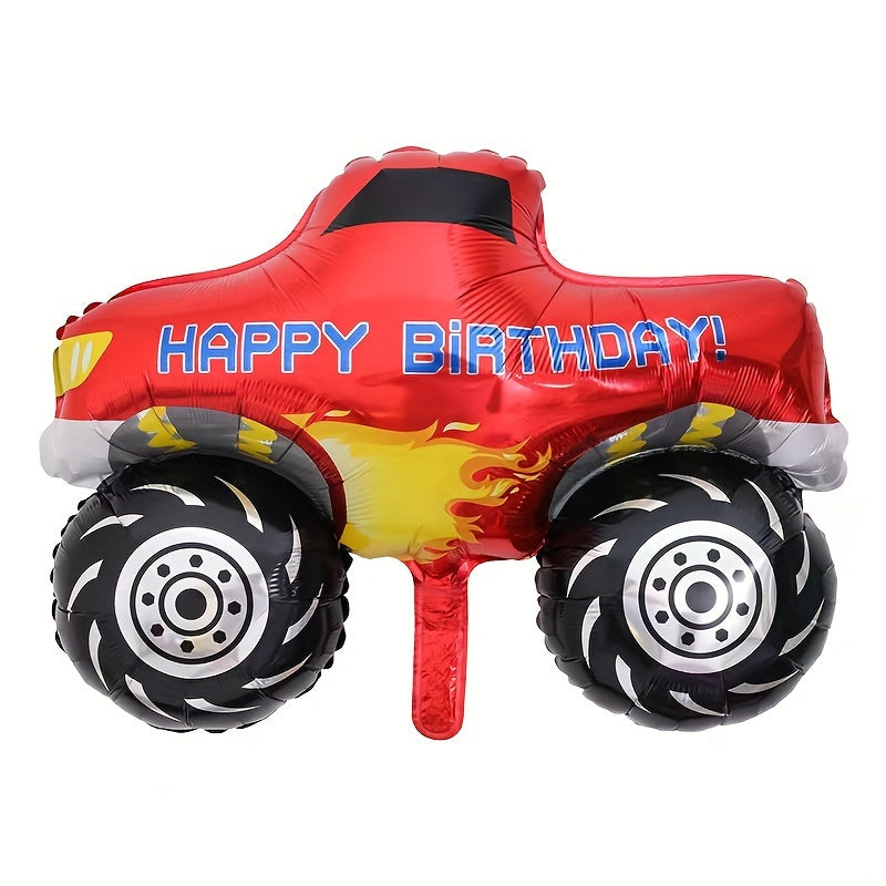 50pcs Happy Birthday Car Aluminum Film Balloons