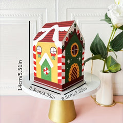 12Pcs Christmas Treat Boxes Bakery Boxes for Holiday Party Goodies