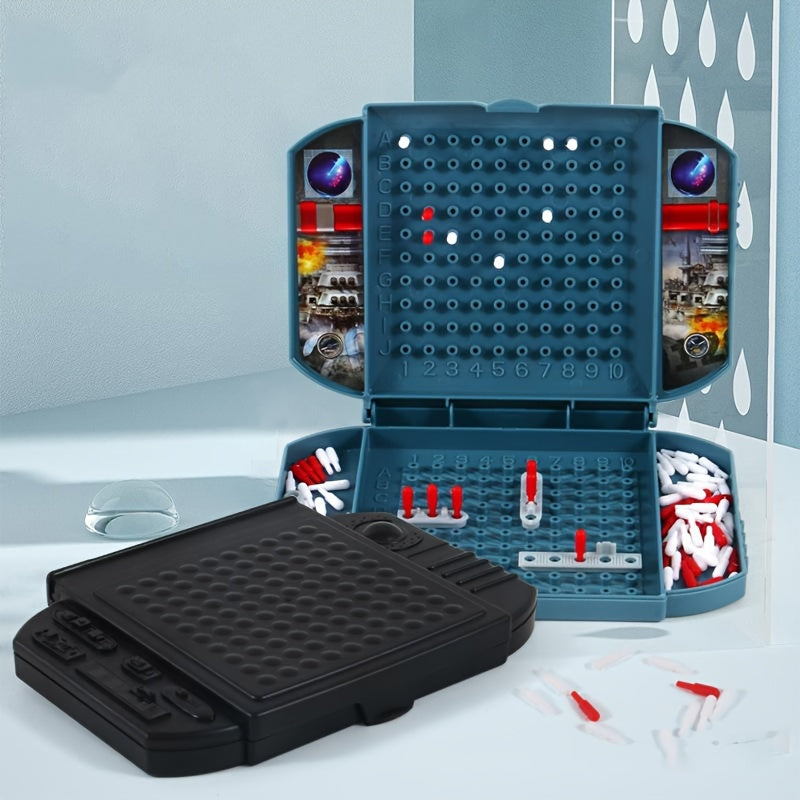 Battleship Chess Game 2 Player Strategy Board with Colorful Pieces