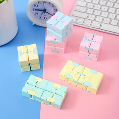8pcs Infinity Flip Cube Toy Smooth Flip Mechanism Durable Plastic