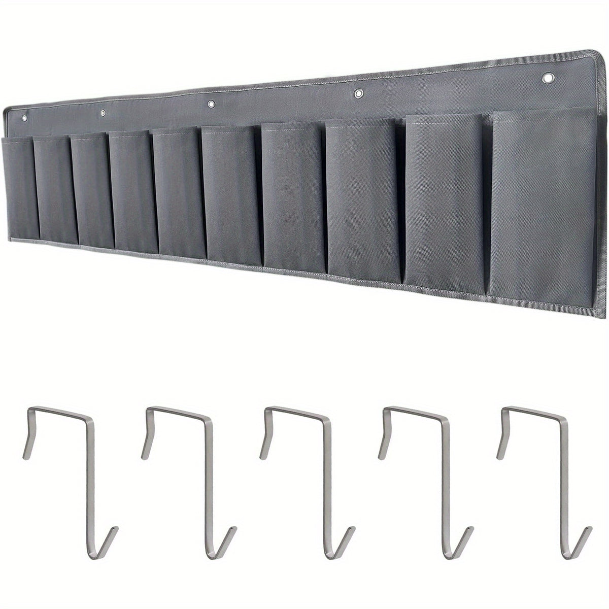 RV Shoe Pockets Hanging Bedside Storage Organizer with Sturdy Hooks