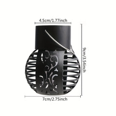 Solar Outdoor Lantern Hollow Garden Hanging Lantern Decorative Lamp