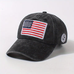 Flag Embroidery Baseball Cap Distressed Independence Dad Hats Unisex Sun Hats