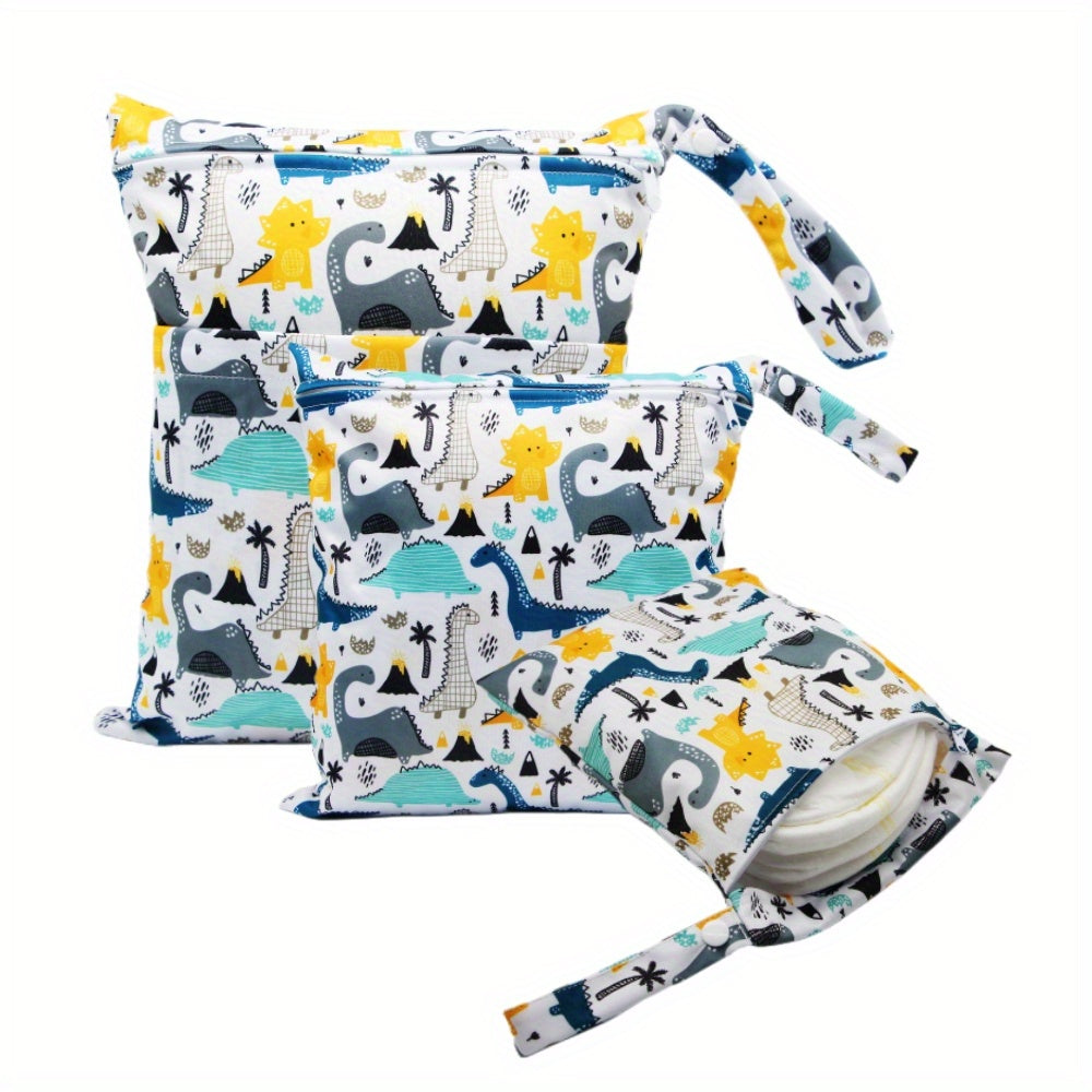 3pcs Waterproof Wet Bags Baby Diaper Bags