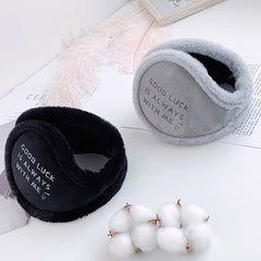 Men's Plush Winter Ear Warmers Thick Fleece Ear Muffs with Soft Fluffy Lining
