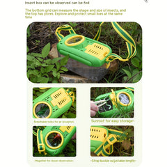 Outdoor Insect Observation Box with Magnifier Halloween Gift