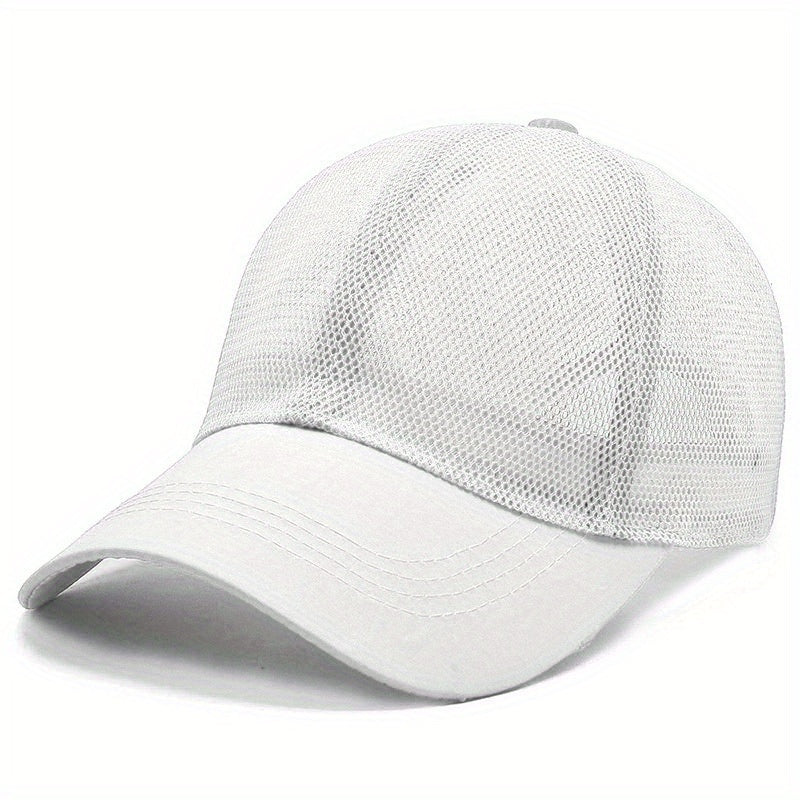 Stay Protected This Summer With Our Breathable Sunshade Mesh Hat