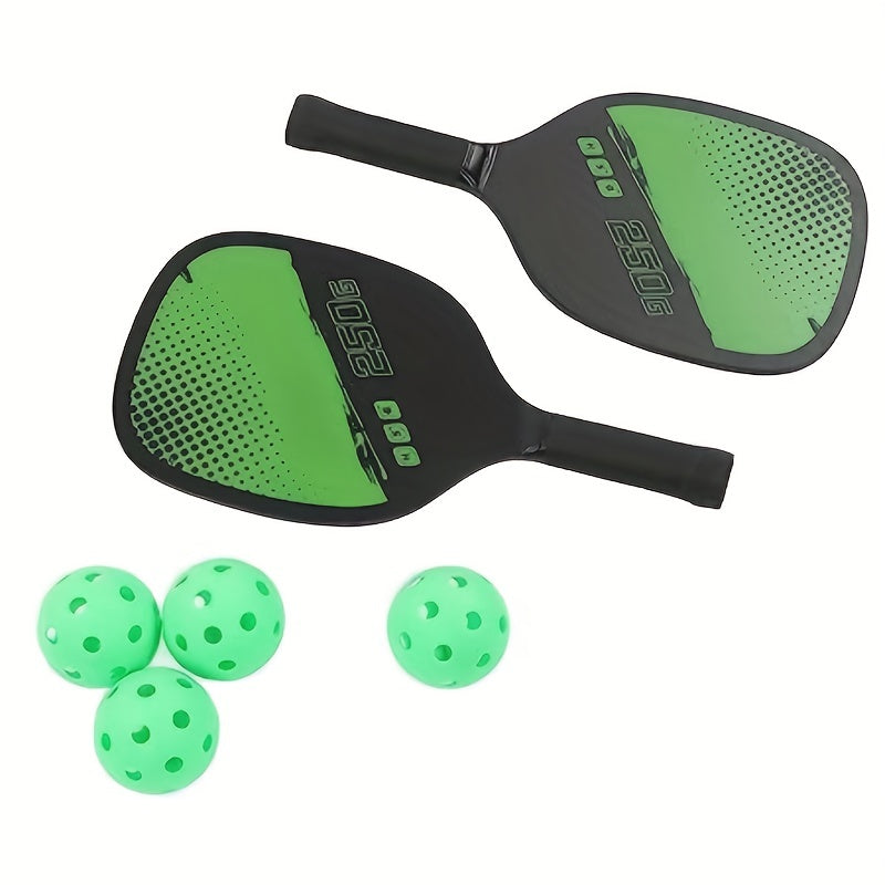 Pickleball Racket Set with 2 Rackets and 4 Balls