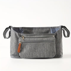 Stroller Organizer Insulated Cup Holder Phone Bag Adjustable Velcro