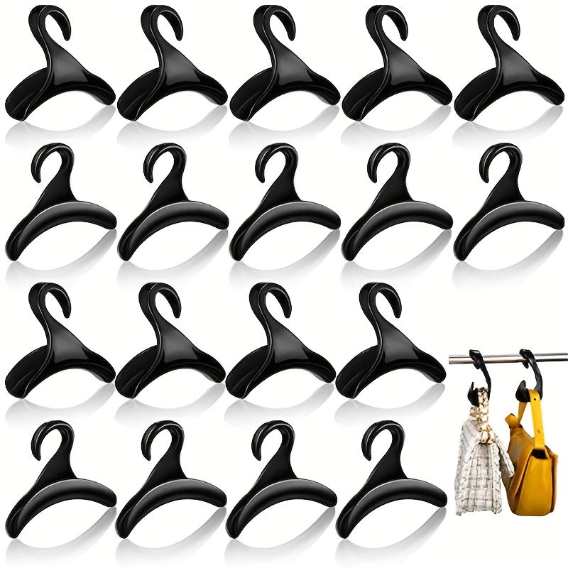 18pcs Handbag Hooks Arch Safety Hanger Space Saving Portable Bag Holders