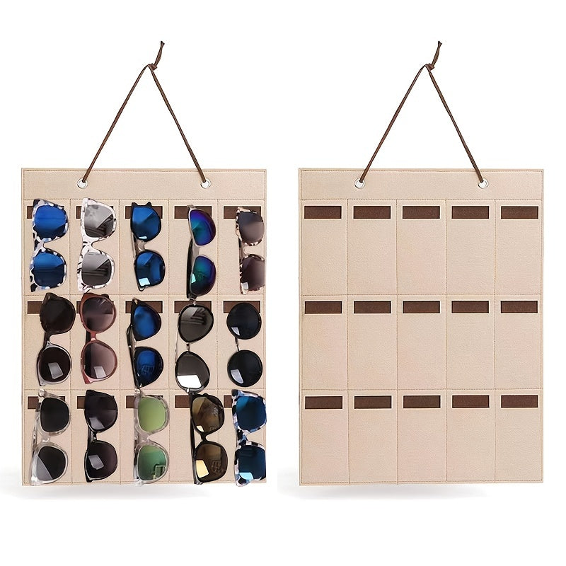 Wall Mounted Foldable Sunglasses Storage Holder