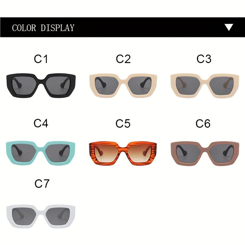 Men's Large Frame Sunglasses Hip Hop Style for Street Photography