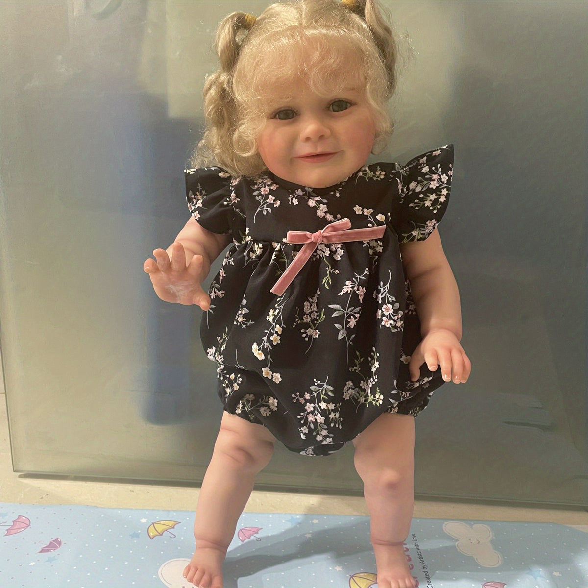 Realistic Zoel Reborn Doll with Hand Rooted Hair and Visible Veins
