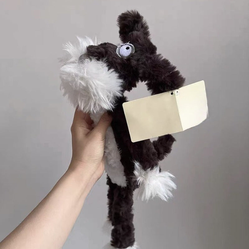 Funny Plush Wolf Dog Toy - Cute Stuffed Doll Pillow for Gifts