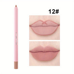 12 Matte Long lasting Lipstick Pen Waterproof Non fading Lipliner Soft Texture