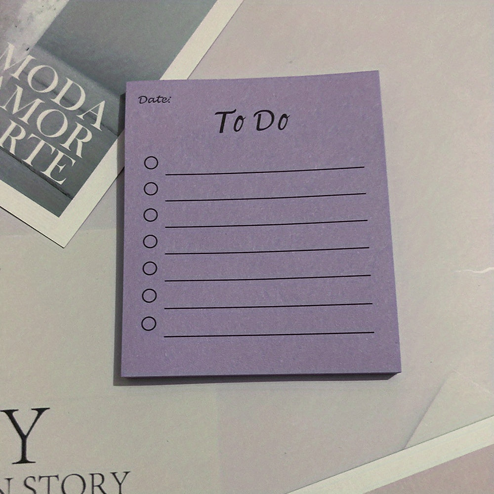 50 Sheets To Do List Sticky Notes Self Adhesive Memo Pads Easy Posting