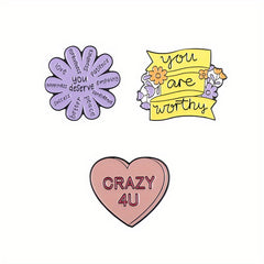 Stay Classy Enamel Pins You're Enough You Deserve Brooches Lapel Badges Slogan