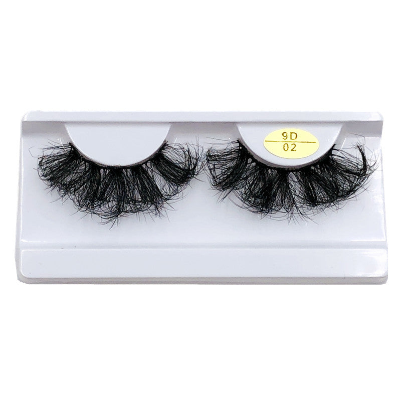25mm Dramatic Faux Mink Lashes - Volume Long Fluffy Natural