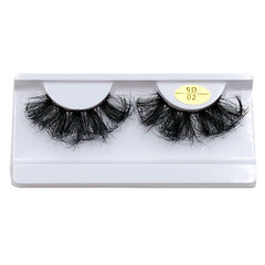 25mm Dramatic Faux Mink Lashes - Volume Long Fluffy Natural