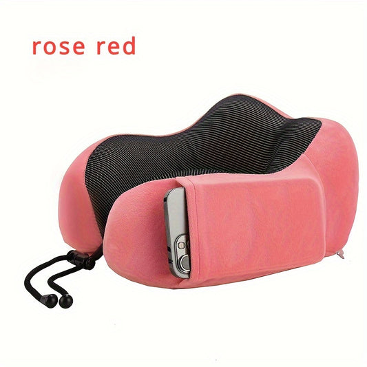 2pcs Memory Pillows Comfortable Travel Neck Pillow U shaped Pillow