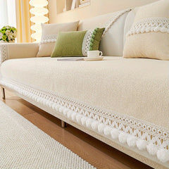 Pastoral Flower Sofa Slipcover Universal Couch Cover Non Slip