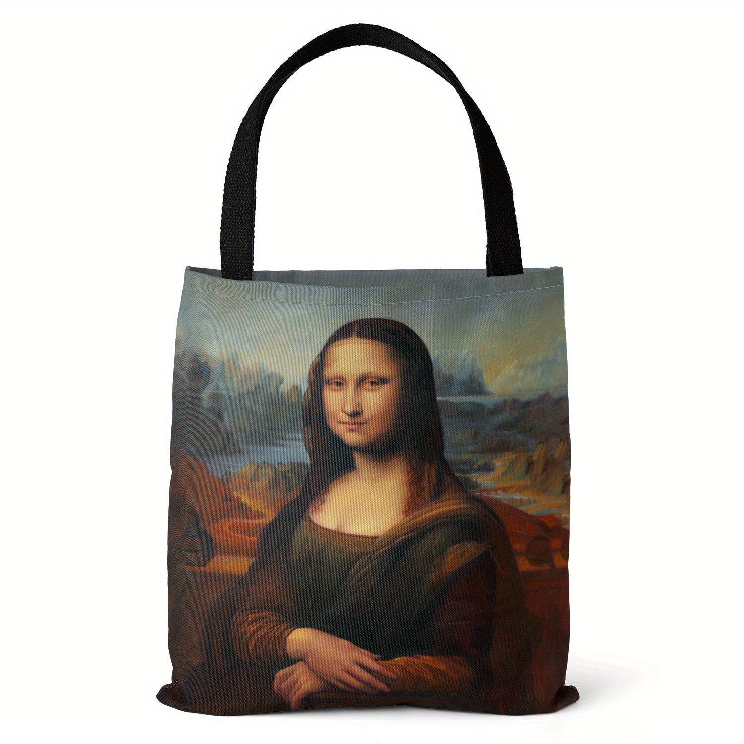 Famous Painting Series Tote Bag Lightweight Canvas Shoulder Bag