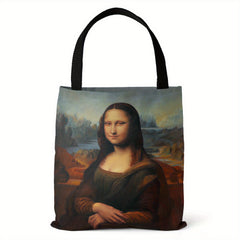 Famous Painting Series Tote Bag Lightweight Canvas Shoulder Bag