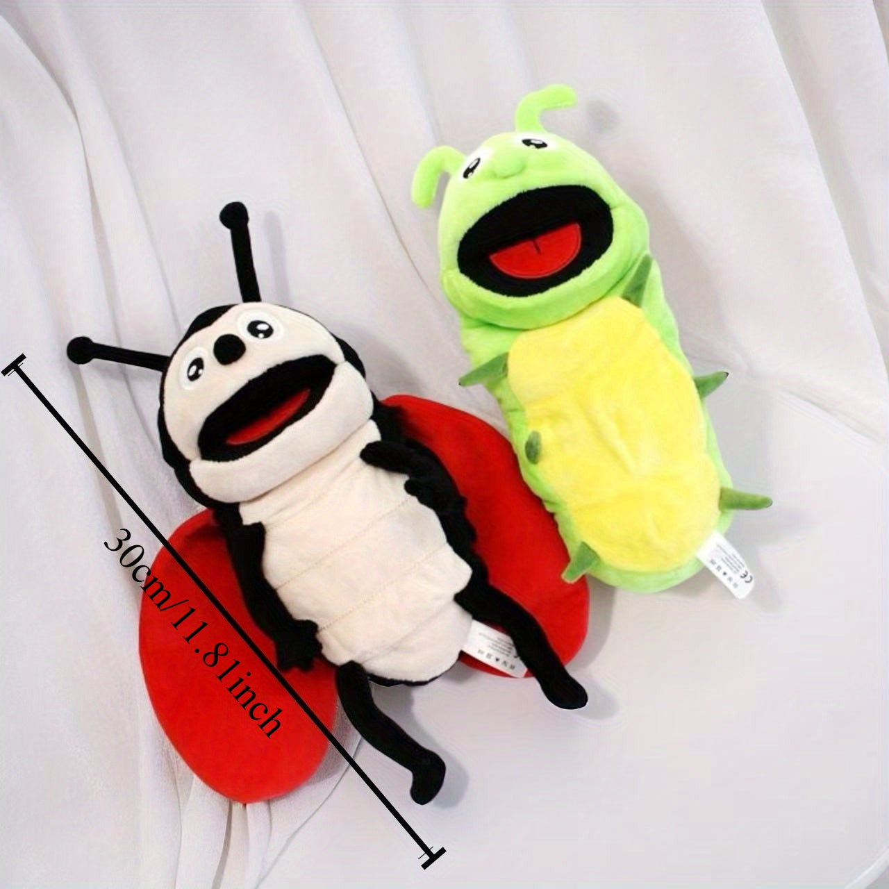 Colorful Insect Hand Puppet Plush Toy Ventriloquist Prop