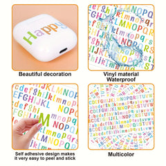 208pcs Mini Waterproof Letter Stickers DIY Decoration