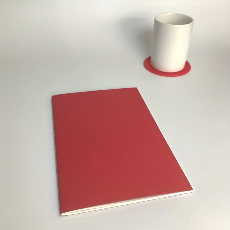 Set of 3 Portable Notebooks - Solid Cover - Wire Bound - Easy to Write