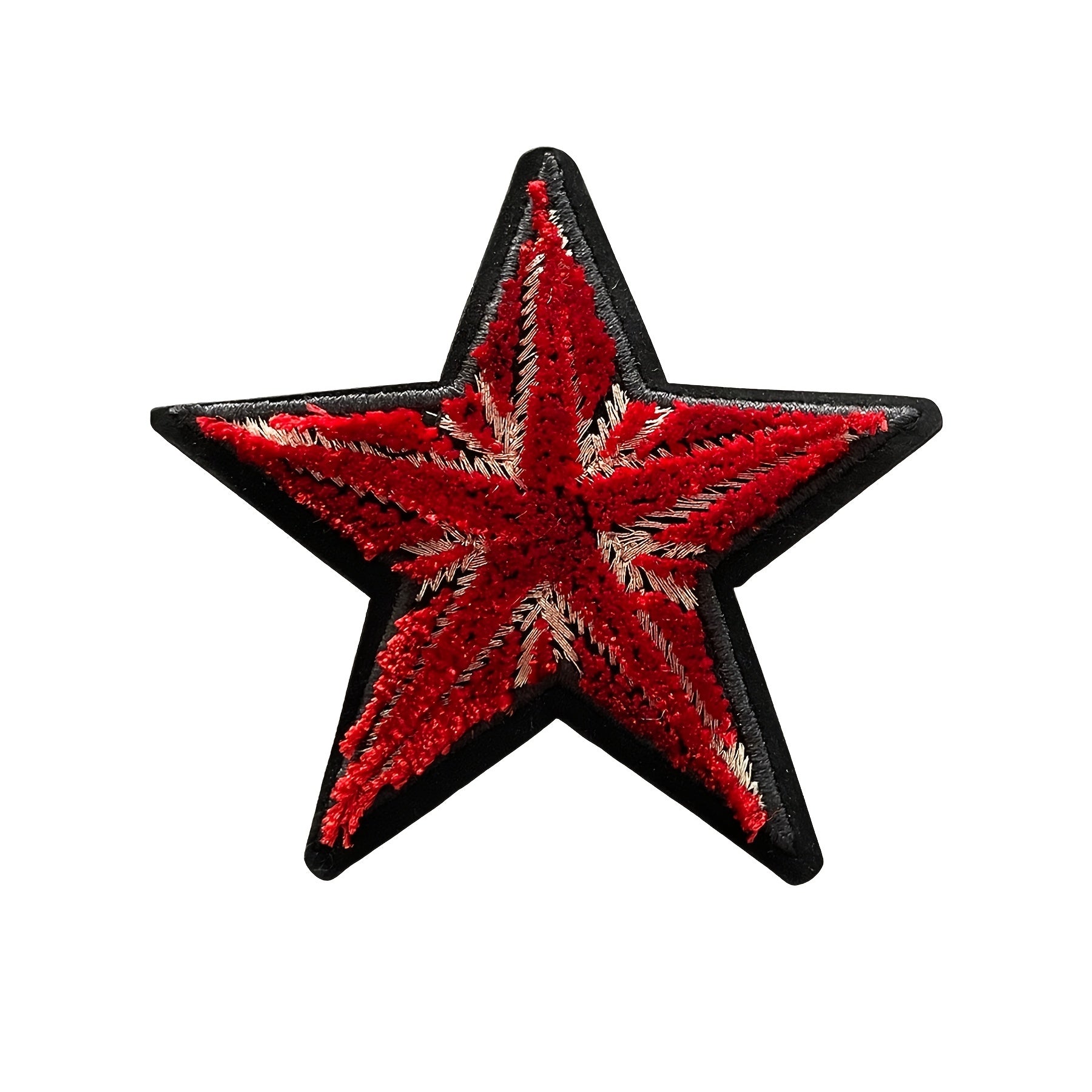 Red Pentagram Love Iron Embroidery Gift Dressing Cell Phone DIY Bag