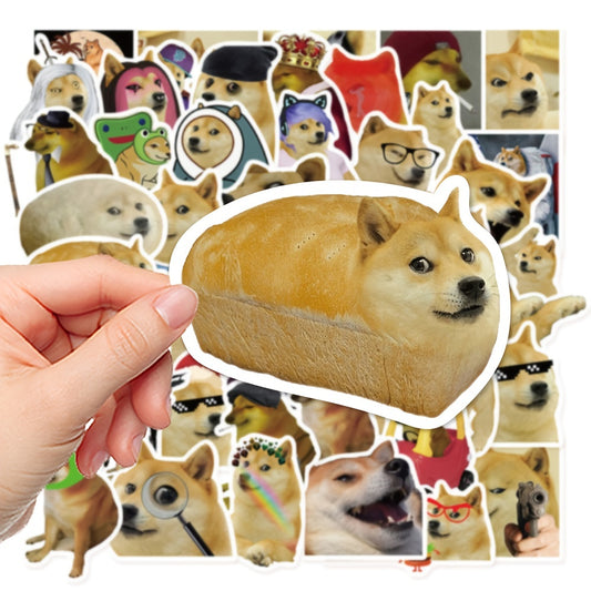 50pcs Annoying Dog Stickers Funny Waterproof DIY Stickers