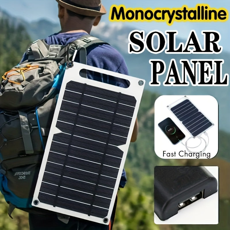 Portable Solar Panel Charger 6V USB Fast Charging Board